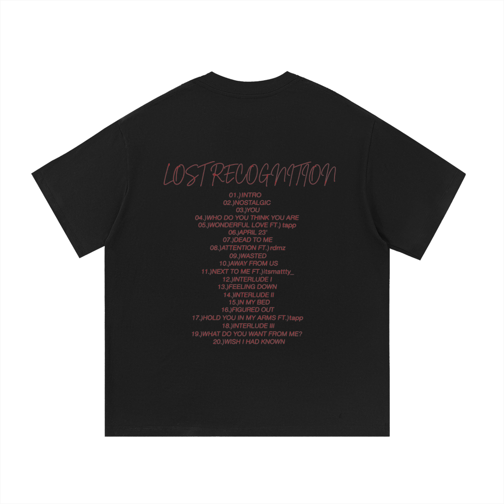 ethxn's LOST RECOGNITION 30/30 BLACK T-SHIRT!