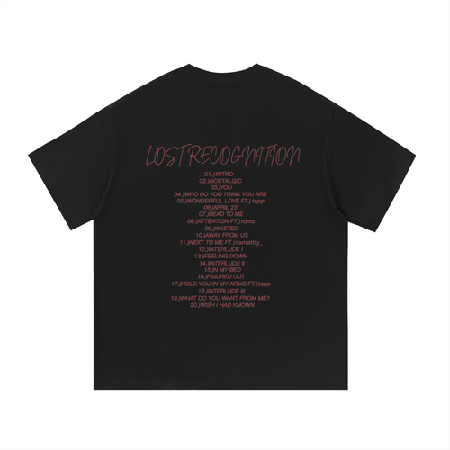 ethxn's LOST RECOGNITION 30/30 BLACK T-SHIRT!