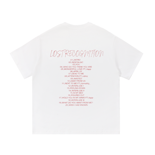 ethxn's LOST RECOGNITION 30/30 WHITE T-SHIRT!